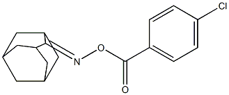 2-{[(4-chlorobenzoyl)oxy]imino}adamantane Structure