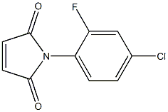 1-(4-chloro-2-fluorophenyl)-1H-pyrrole-2,5-dione Structure