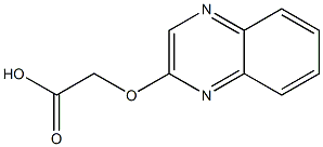 2-(2-quinoxalinyloxy)acetic acid Structure