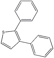 2,3-diphenylthiophene 结构式