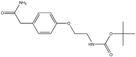 tert-butyl N-{2-[4-(2-amino-2-oxoethyl)phenoxy]ethyl}carbamate