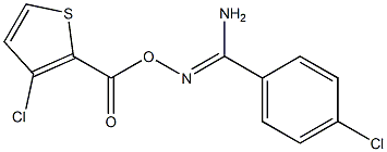 O1-[(3-chloro-2-thienyl)carbonyl]-4-chlorobenzene-1-carbohydroximamide