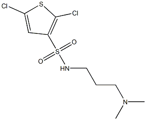 N3-[3-(dimethylamino)propyl]-2,5-dichlorothiophene-3-sulfonamide Structure