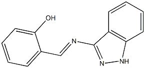2-[(1H-indazol-3-ylimino)methyl]phenol Structure