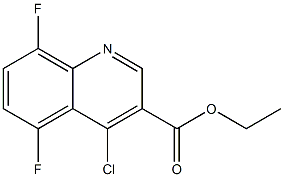 Ethyl 4-chloro-5,8-difluoroquinoline-3-carboxylate Structure