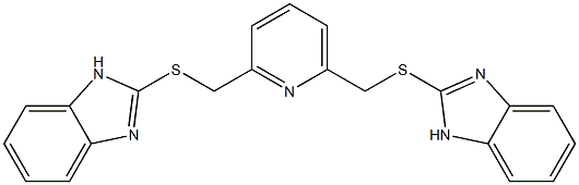 2-[({6-[(1H-benzo[d]imidazol-2-ylthio)methyl]-2-pyridyl}methyl)thio]-1H-benzo[d]imidazole