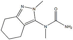 N-methyl-N-(2-methyl-4,5,6,7-tetrahydro-2H-indazol-3-yl)urea Structure