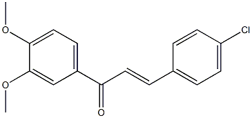 (E)-3-(4-chlorophenyl)-1-(3,4-dimethoxyphenyl)-2-propen-1-one