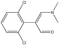 (Z)-2-(2,6-dichlorophenyl)-3-(dimethylamino)-2-propenal Structure