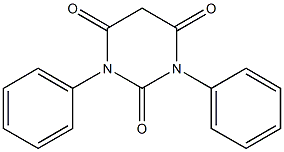 1,3-diphenylhexahydropyrimidine-2,4,6-trione,,结构式