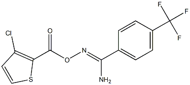 O1-[(3-chloro-2-thienyl)carbonyl]-4-(trifluoromethyl)benzene-1-carbohydroximamide