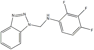 N1-(1H-1,2,3-benzotriazol-1-ylmethyl)-2,3,4-trifluoroaniline Structure