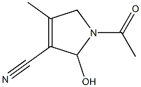 1-acetyl-2-hydroxy-4-methyl-2,5-dihydro-1H-pyrrole-3-carbonitrile