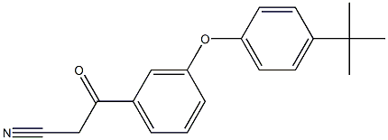 3-{3-[4-(tert-butyl)phenoxy]phenyl}-3-oxopropanenitrile