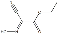 (E)-ETHYL-2-CYANO-2-(HYDROXYIMINO)ACETATE Struktur