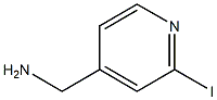 (2-iodopyridin-4-yl)methanamine,,结构式