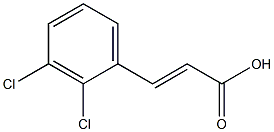 (E)-3-(2,3-dichlorophenyl)acrylic acid Struktur