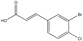(E)-3-(3-bromo-4-chlorophenyl)acrylic acid