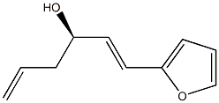 (R,E)-1-(furan-2-yl)hexa-1,5-dien-3-ol Struktur