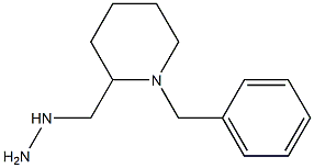1-((1-benzylpiperidin-2-yl)methyl)hydrazine Struktur