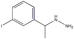 1-(1-(3-iodophenyl)ethyl)hydrazine Struktur