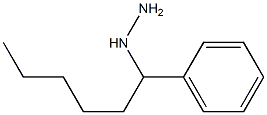 1-(1-phenylhexyl)hydrazine Struktur