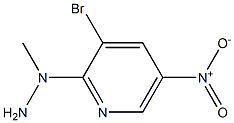 1-(3-bromo-5-nitropyridin-2-yl)-1-methylhydrazine Structure