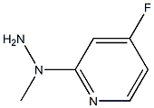 1-(4-fluoropyridin-2-yl)-1-methylhydrazine Struktur