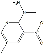 1-methyl-1-(5-methyl-3-nitropyridin-2-yl)hydrazine 结构式