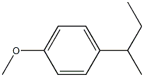 1-sec-butyl-4-methoxybenzene Structure