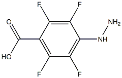 2,3,5,6-tetrafluoro-4-hydrazinylbenzoic acid Structure