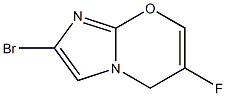 2-bromo-6-fluoroH-imidazo[1,2-a]pyridine Struktur