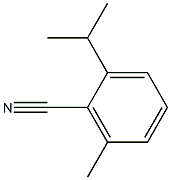 2-isopropyl-6-methylbenzonitrile Structure