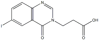 3-(6-iodo-4-oxoquinazolin-3(4H)-yl)propanoic acid Struktur