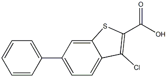 3-chloro-6-phenylbenzo[b]thiophene-2-carboxylic acid Structure