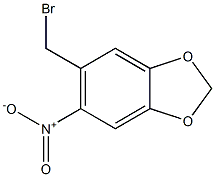 5-(bromomethyl)-6-nitrobenzo[d][1,3]dioxole 结构式
