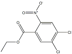 ethyl 4,5-dichloro-2-nitrobenzoate 结构式