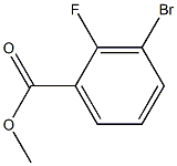 Methyl 3-bromo-2-fluorobenzoate Structure