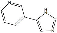 3-(5-Imidazolyl)pyridine Struktur