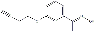 (1E)-1-[3-(but-3-ynyloxy)phenyl]ethanone oxime