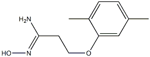 (1Z)-3-(2,5-dimethylphenoxy)-N'-hydroxypropanimidamide