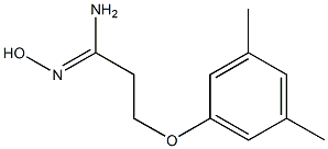 (1Z)-3-(3,5-dimethylphenoxy)-N'-hydroxypropanimidamide