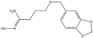 (1Z)-4-(1,3-benzodioxol-5-ylmethoxy)-N'-hydroxybutanimidamide