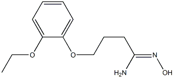 (1Z)-4-(2-ethoxyphenoxy)-N'-hydroxybutanimidamide