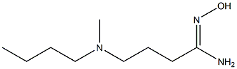 (1Z)-4-[butyl(methyl)amino]-N'-hydroxybutanimidamide Structure