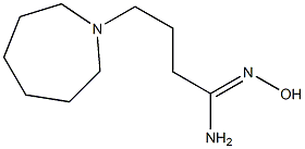 (1Z)-4-azepan-1-yl-N'-hydroxybutanimidamide Structure