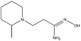 (1Z)-N'-hydroxy-3-(2-methylpiperidin-1-yl)propanimidamide