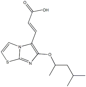 (2E)-3-[6-(1,3-dimethylbutoxy)imidazo[2,1-b][1,3]thiazol-5-yl]acrylic acid