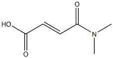 (2E)-4-(dimethylamino)-4-oxobut-2-enoic acid Struktur