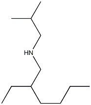 (2-ethylhexyl)(2-methylpropyl)amine Struktur